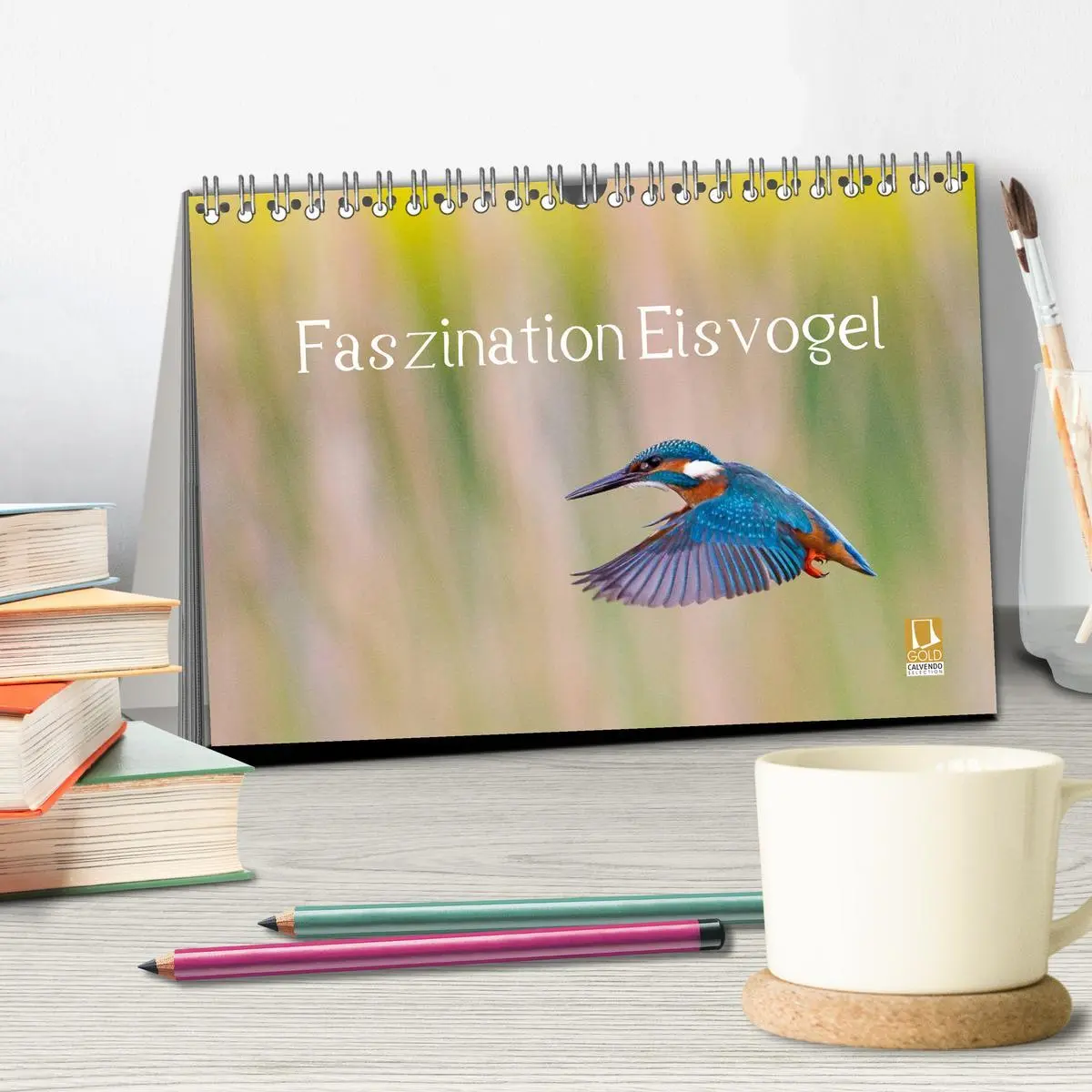 Bild: 9783457973660 | Faszination Eisvogel (Tischkalender 2026 DIN A5 quer), CALVENDO...