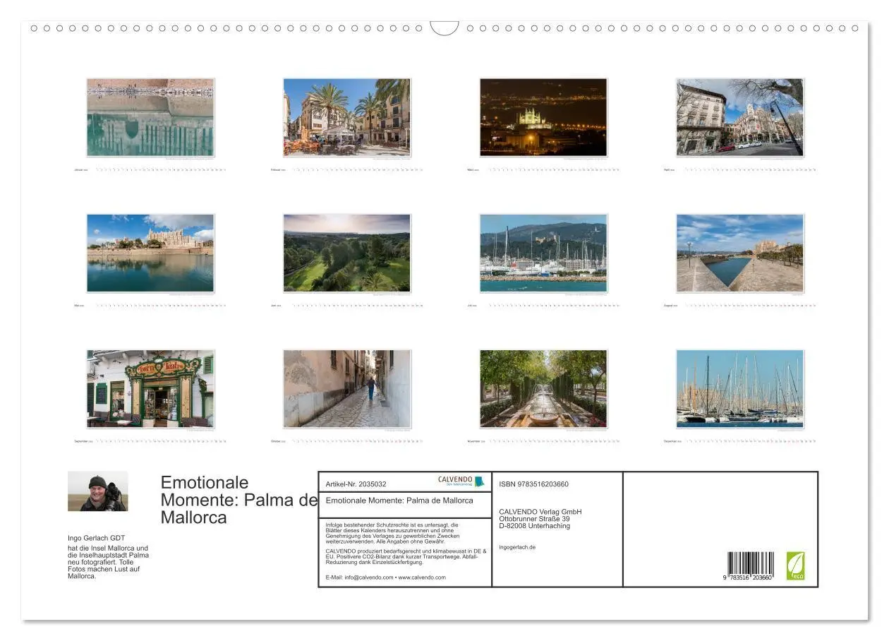 Bild: 9783516203660 | Emotionale Momente: Palma de Mallorca (Wandkalender 2026 DIN A2...