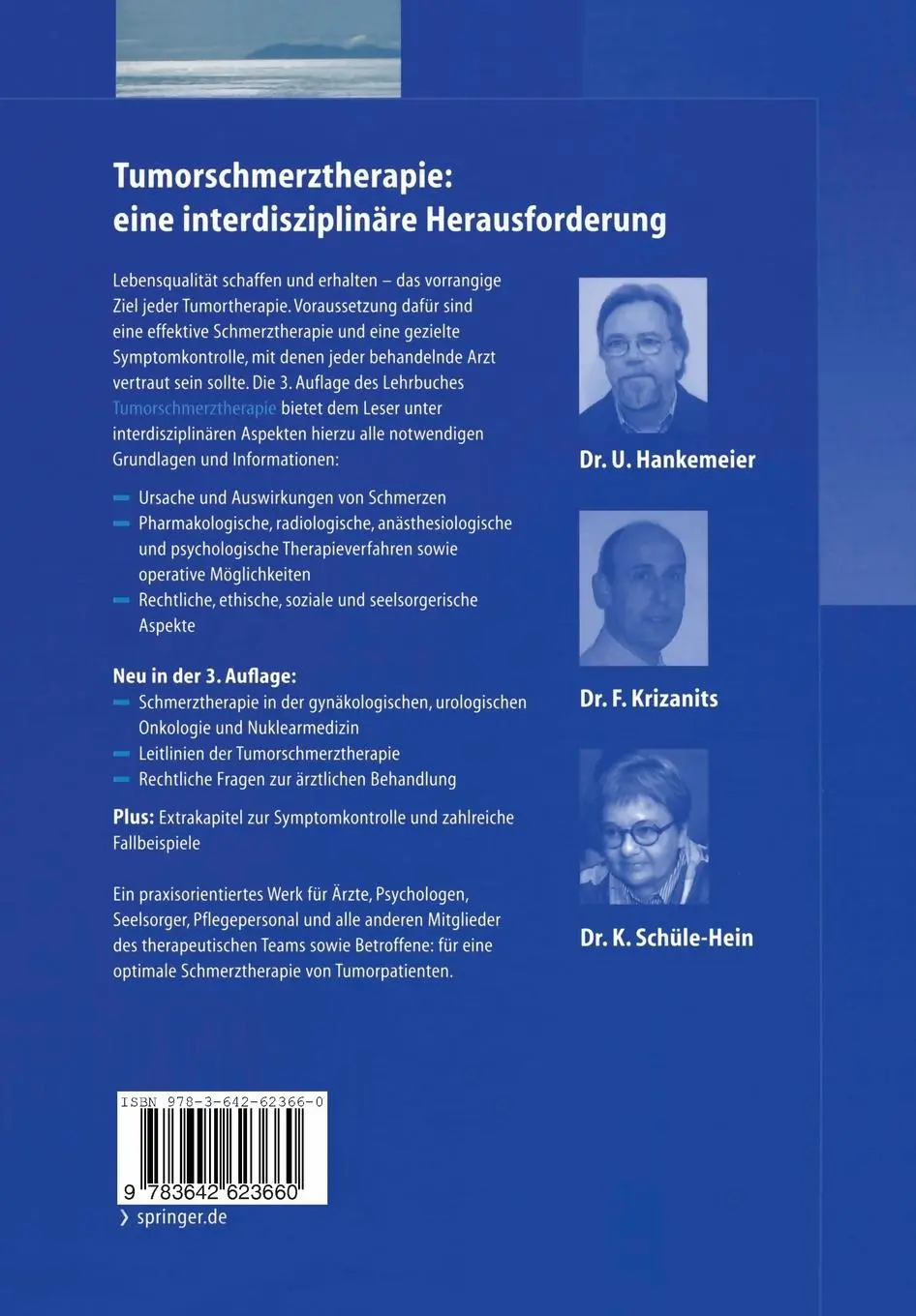 Rückseite: 9783642623660 | Tumorschmerztherapie | Ulrich B. Hankemeier (u. a.) | Taschenbuch