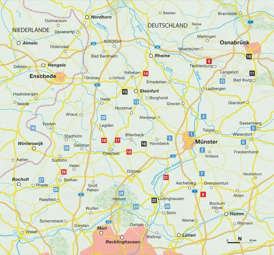 Bild: 9783734313660 | Das Münsterland erfahren | Hans Zaglitsch (u. a.) | Taschenbuch | 2020