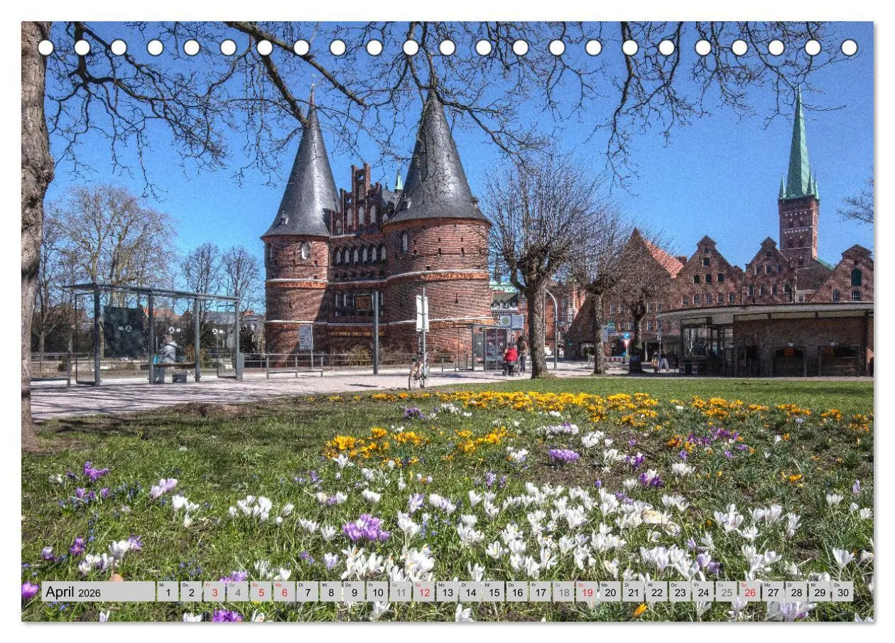 Bild: 9783457273760 | Hansestadt Lübeck (Tischkalender 2026 DIN A5 quer), CALVENDO...