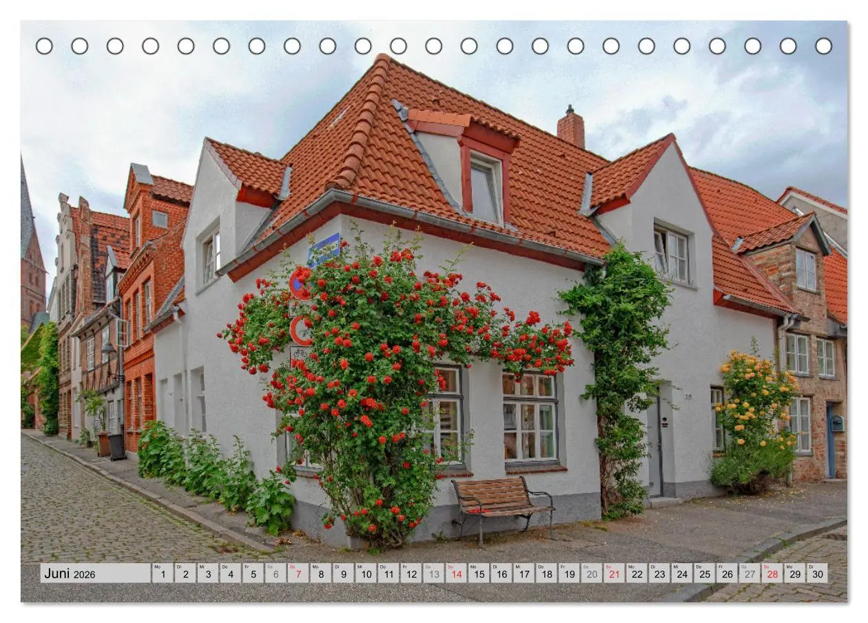 Bild: 9783457273760 | Hansestadt Lübeck (Tischkalender 2026 DIN A5 quer), CALVENDO...