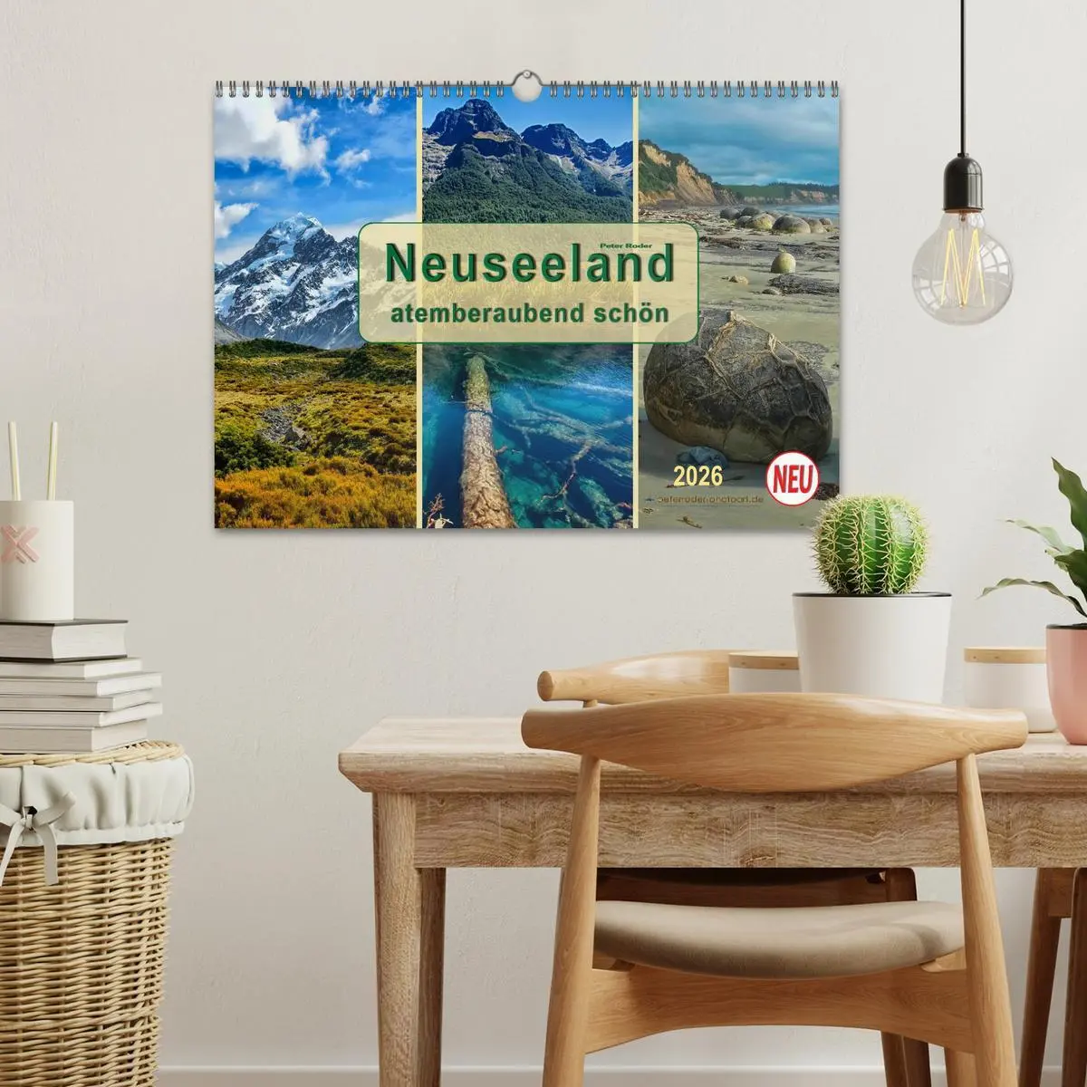 Bild: 9783457963760 | Neuseeland - atemberaubend schön (Wandkalender 2026 DIN A3 quer),...