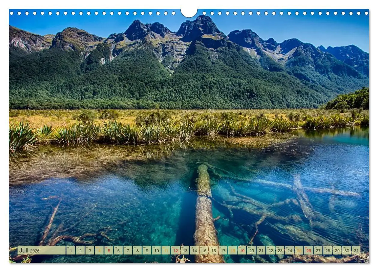 Bild: 9783457963760 | Neuseeland - atemberaubend schön (Wandkalender 2026 DIN A3 quer),...