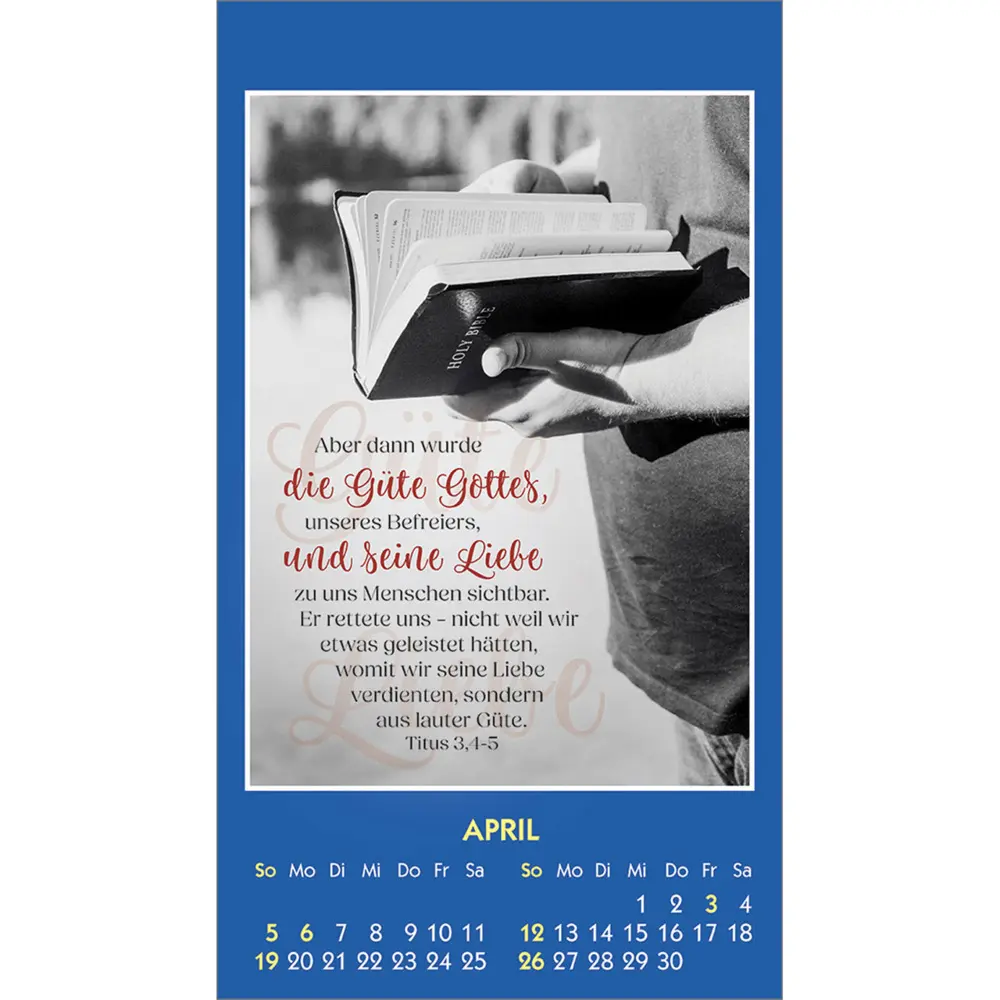 Bild: 9783754893760 | Mensch, du bist einmalig 2026 | Aufkleber-Mini-Kalender | Kalender