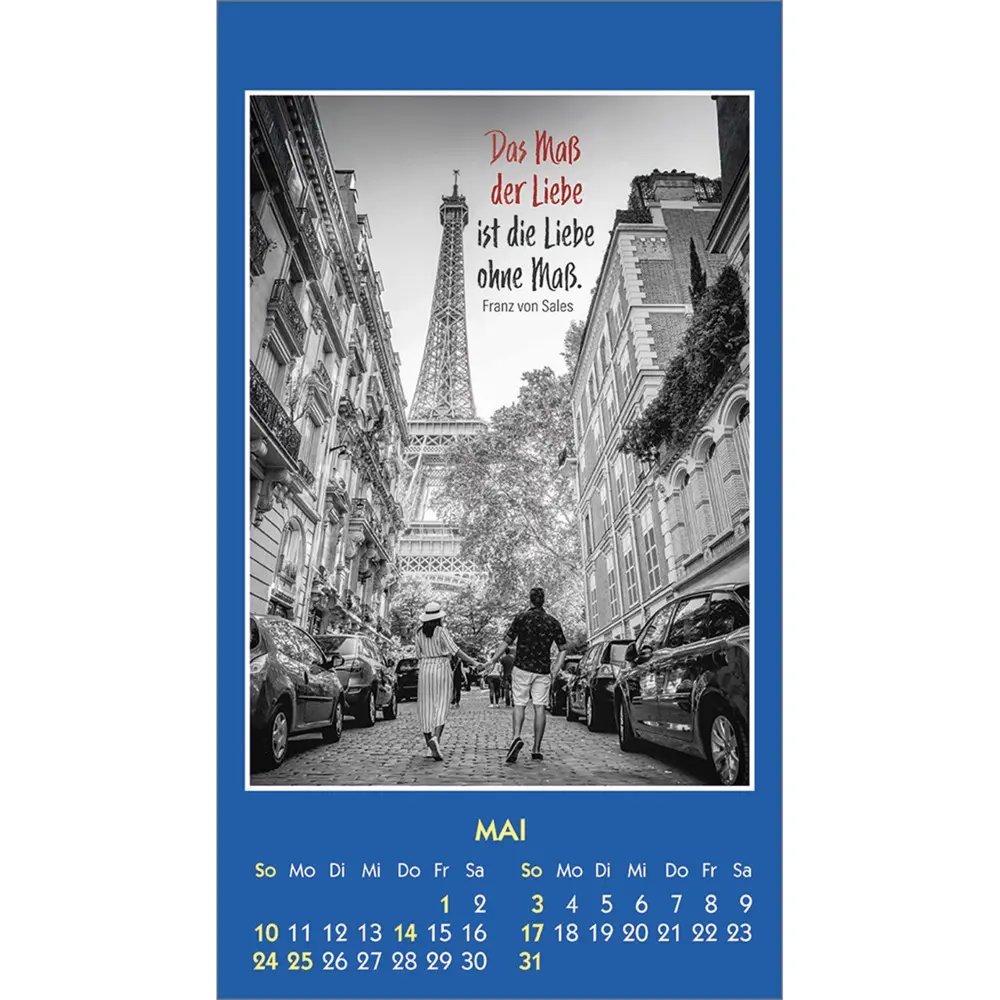 Bild: 9783754893760 | Mensch, du bist einmalig 2026 | Aufkleber-Mini-Kalender | Kalender