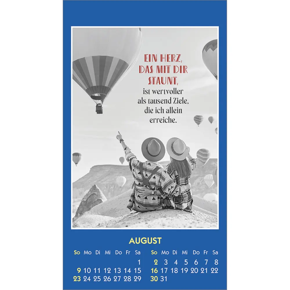 Bild: 9783754893760 | Mensch, du bist einmalig 2026 | Aufkleber-Mini-Kalender | Kalender