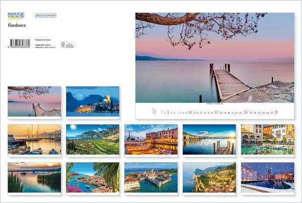 Bild: 9783819303760 | Gardasee 2027 | Verlag Korsch | Kalender | 14 S. | Deutsch | 2027