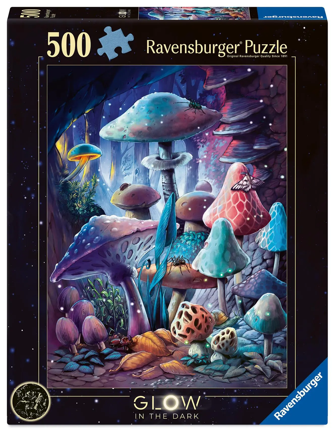 Cover: 4005555013860 | Erwachsenenpuzzle 500 Teile - Pilze im Mondschein | Spiel | Star Line