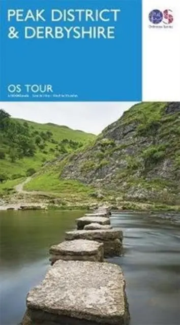 Cover: 9780319263860 | Peak District &amp; Derbyshire | (Land-)Karte | OS Tour Map | Englisch