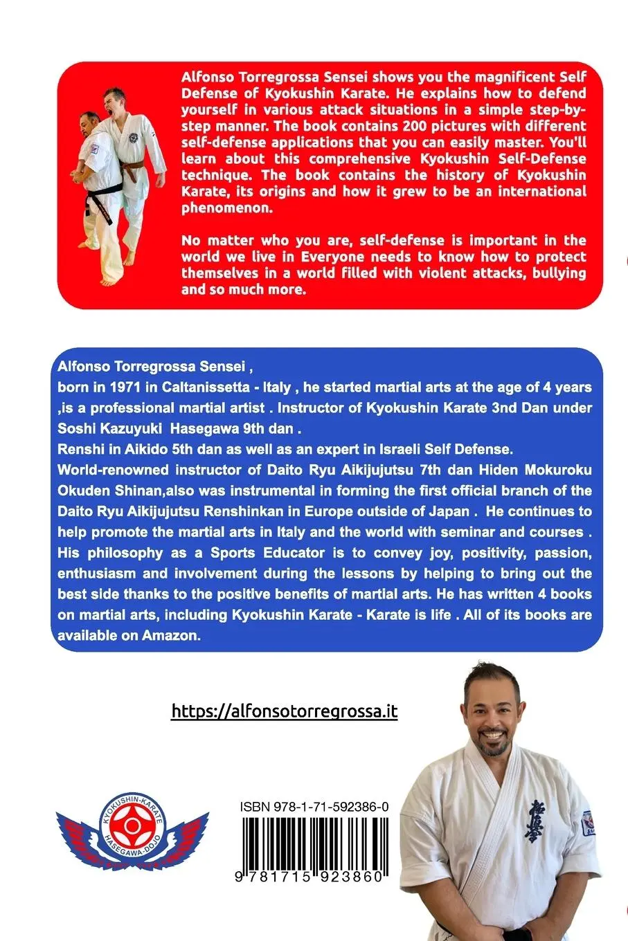 Rückseite: 9781715923860 | Kyokushinkai Karate Self Defense for all | Alfonso Torregrossa | Buch