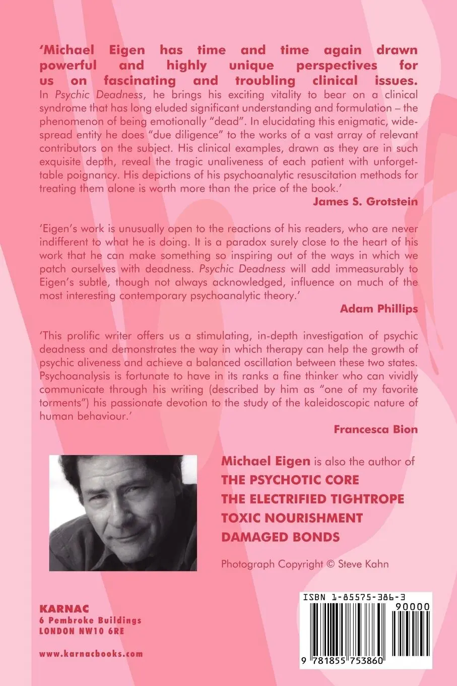 Rückseite: 9781855753860 | Psychic Deadness | Michael Eigen | Taschenbuch | Englisch | 2004
