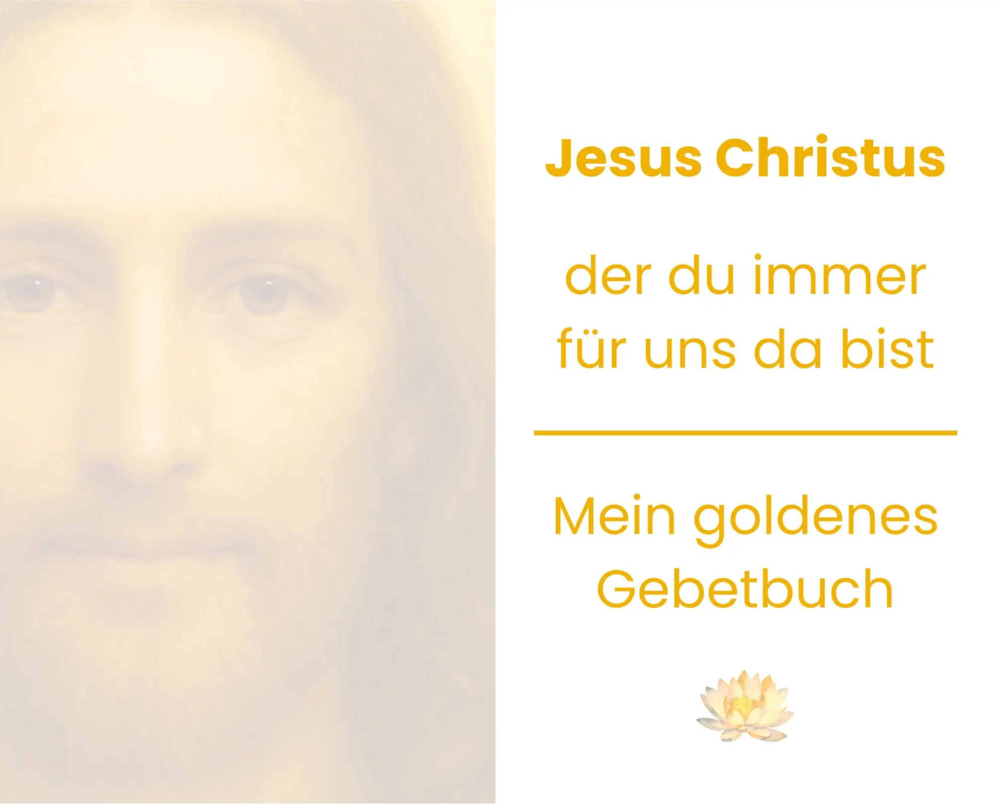 Cover: 9783384693860 | Jesus Christus, der du immer für uns da bist | Mein goldenes Gebetbuch