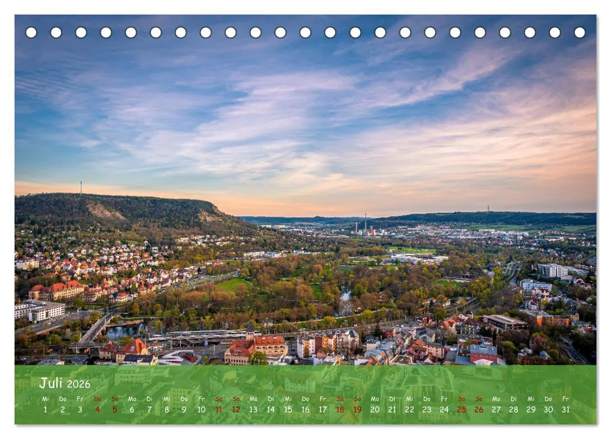 Bild: 9783457403860 | Jena - Faszination in Bildern (Tischkalender 2026 DIN A5 quer),...