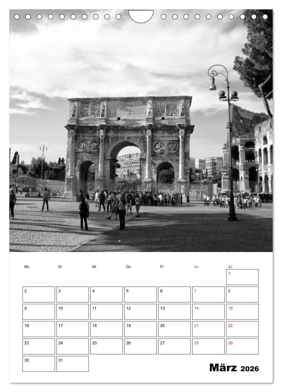 Bild: 9783516423860 | Die ewige Stadt Rom (Wandkalender 2026 DIN A4 hoch), CALVENDO...