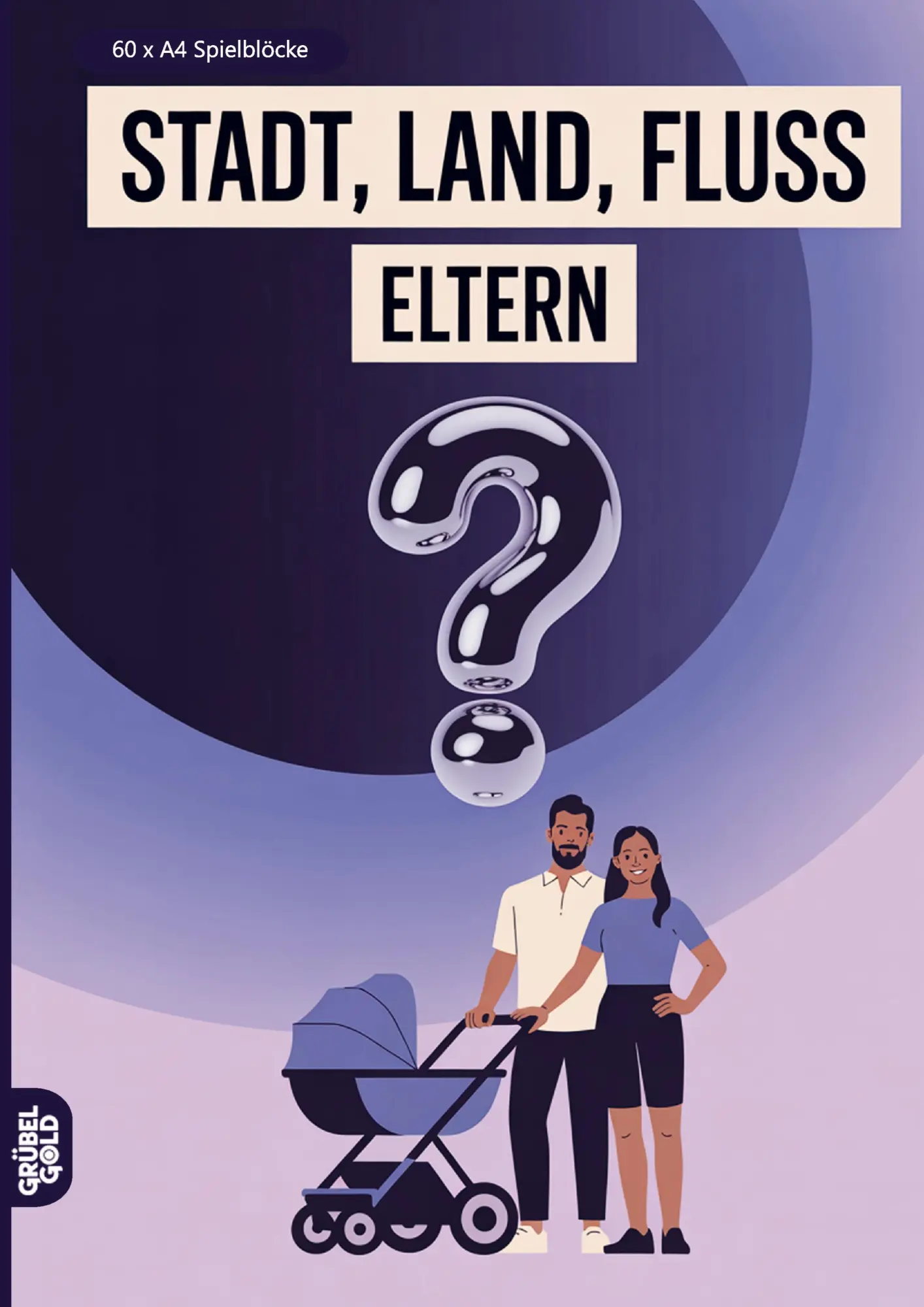 Cover: 9783693193860 | Stadt, Land, Fluss, Eltern | Grübelgold Rätselhefte | Taschenbuch