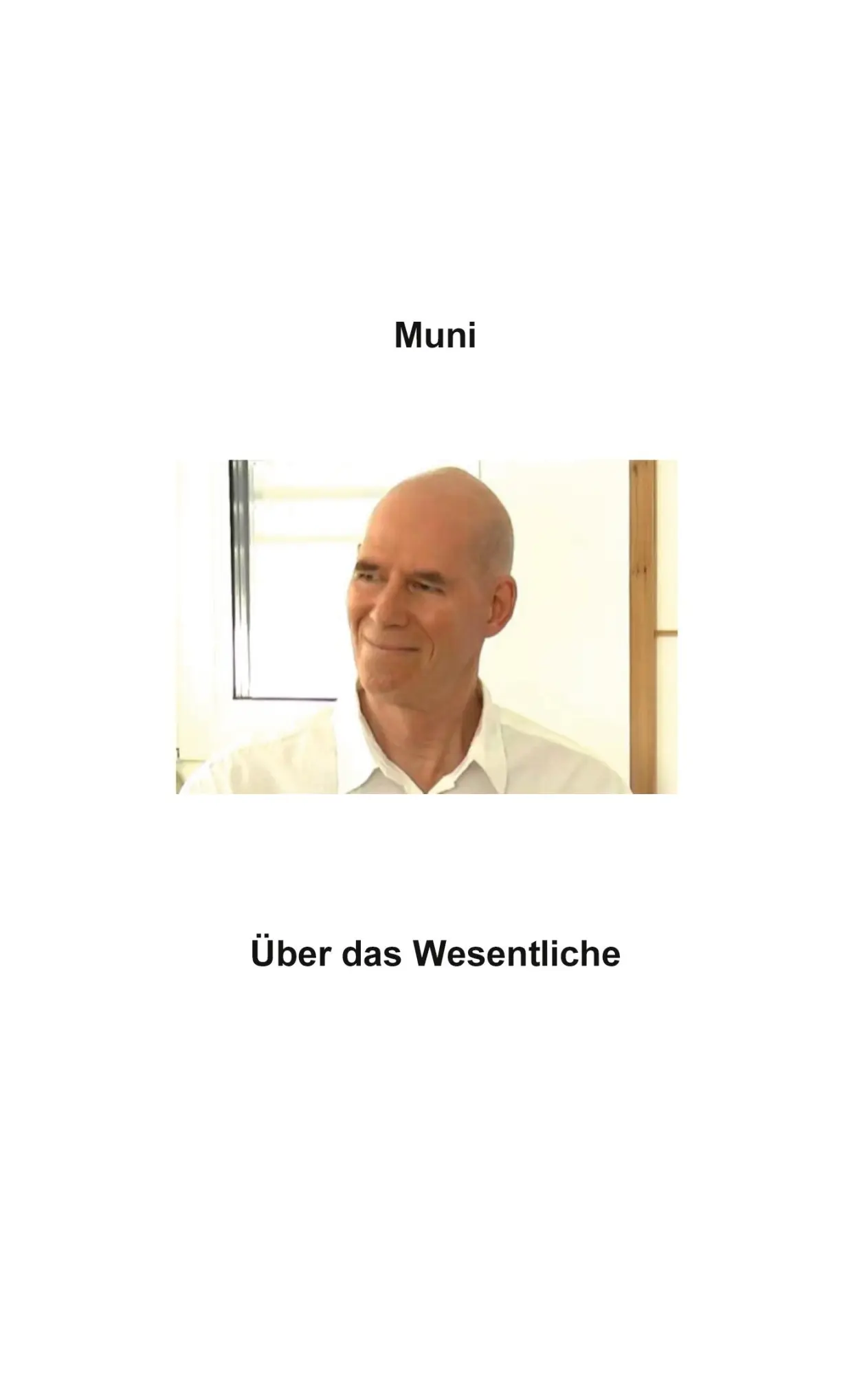 Cover: 9783756243860 | Über das Wesentliche | Muni M. Weber | Taschenbuch | Paperback | 2022