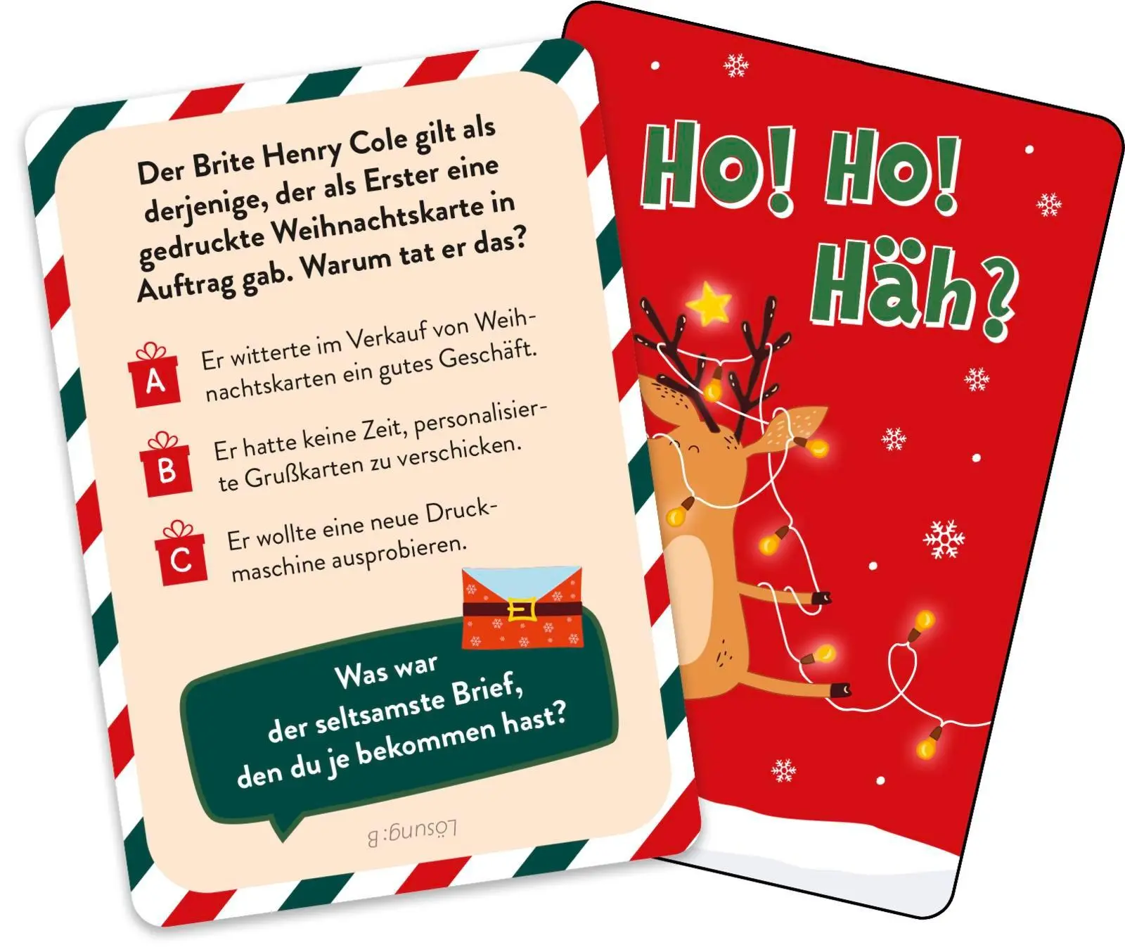 Bild: 4036442013960 | Ho! Ho! Häh? | Groh Verlag | Spiel | Schachtel | 51 S. | Deutsch