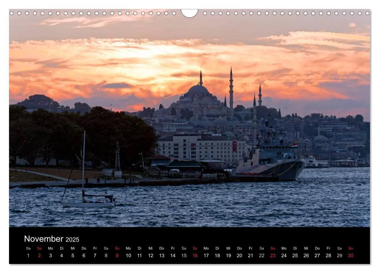 Bild: 9783435543960 | Istanbul Einmalig (Wandkalender 2025 DIN A3 quer), CALVENDO...