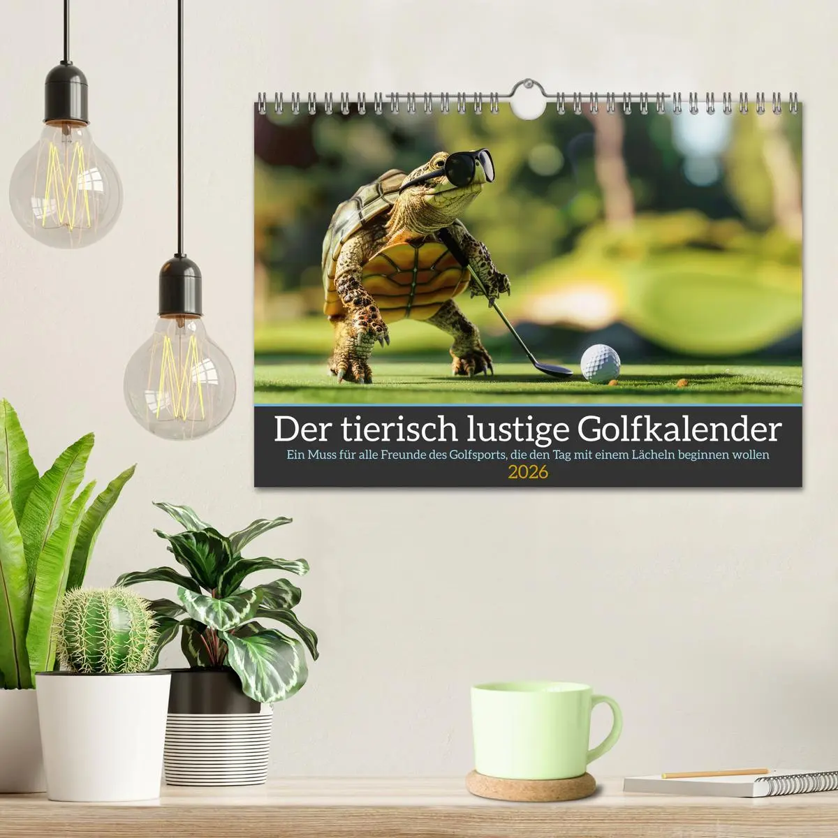 Bild: 9783457323960 | Der tierisch lustige Golfkalender (Wandkalender 2026 DIN A4 quer),...