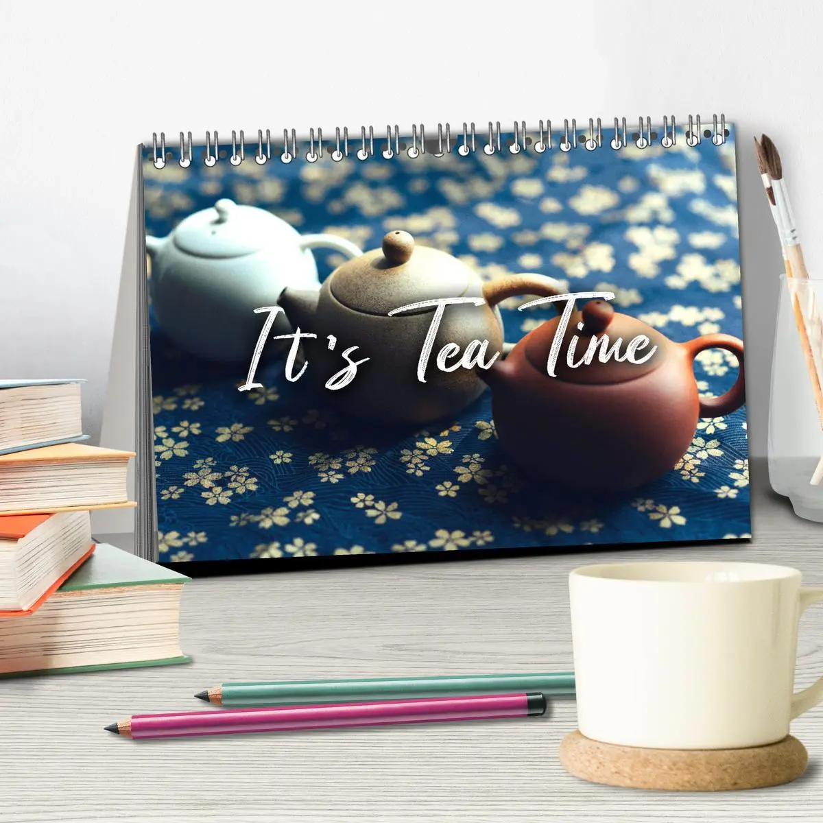 Bild: 9783457563960 | It's Tea Time (Tischkalender 2026 DIN A5 quer), CALVENDO...