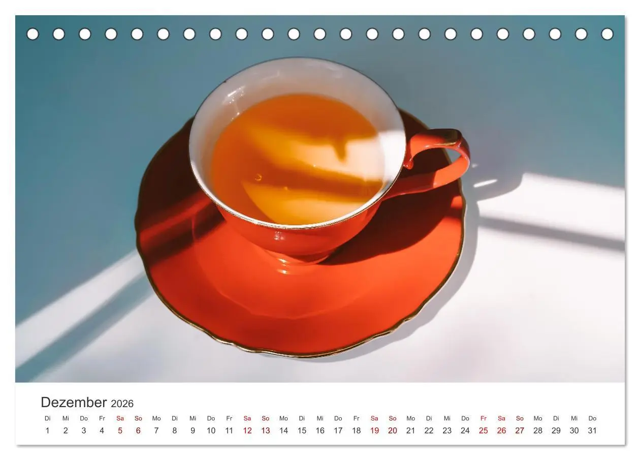 Bild: 9783457563960 | It's Tea Time (Tischkalender 2026 DIN A5 quer), CALVENDO...
