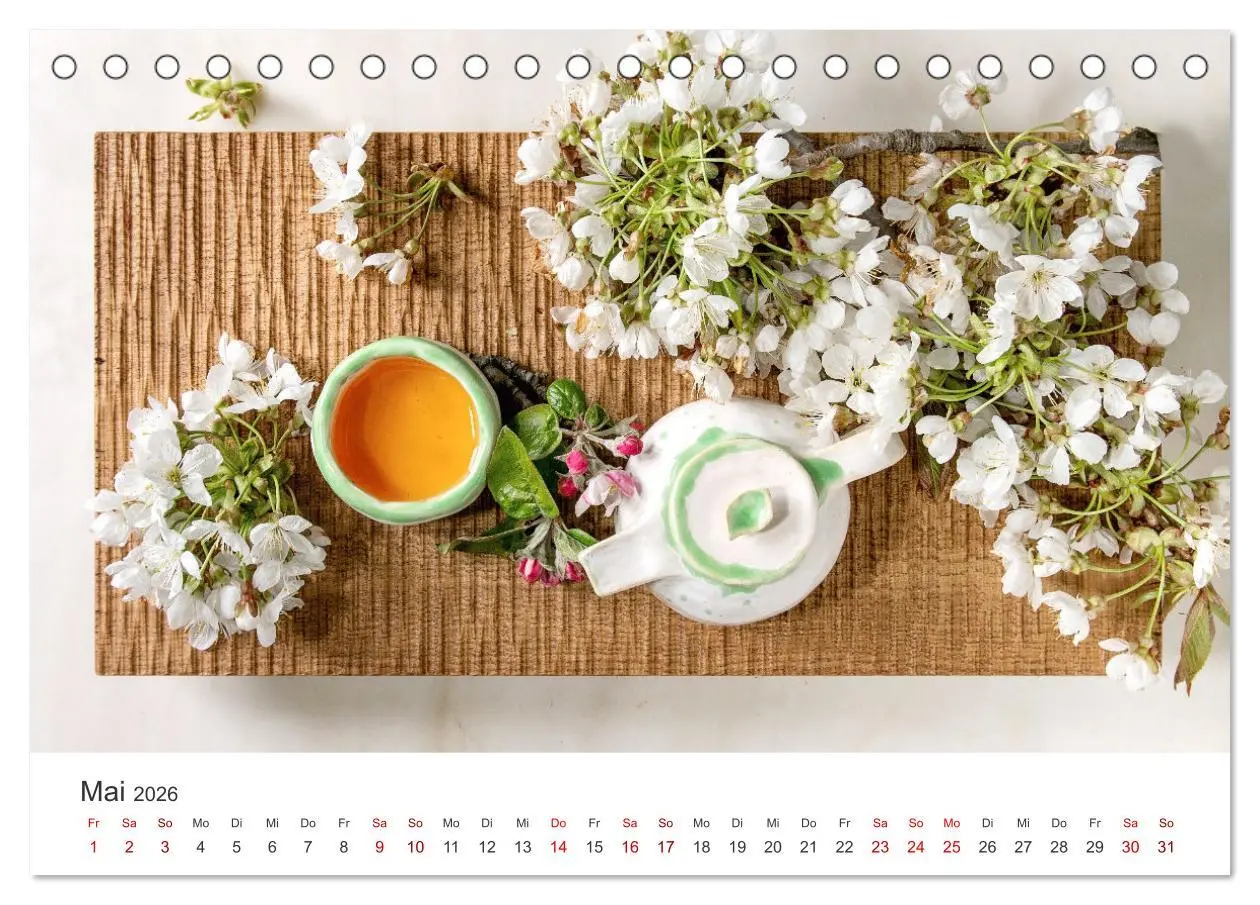 Bild: 9783457563960 | It's Tea Time (Tischkalender 2026 DIN A5 quer), CALVENDO...