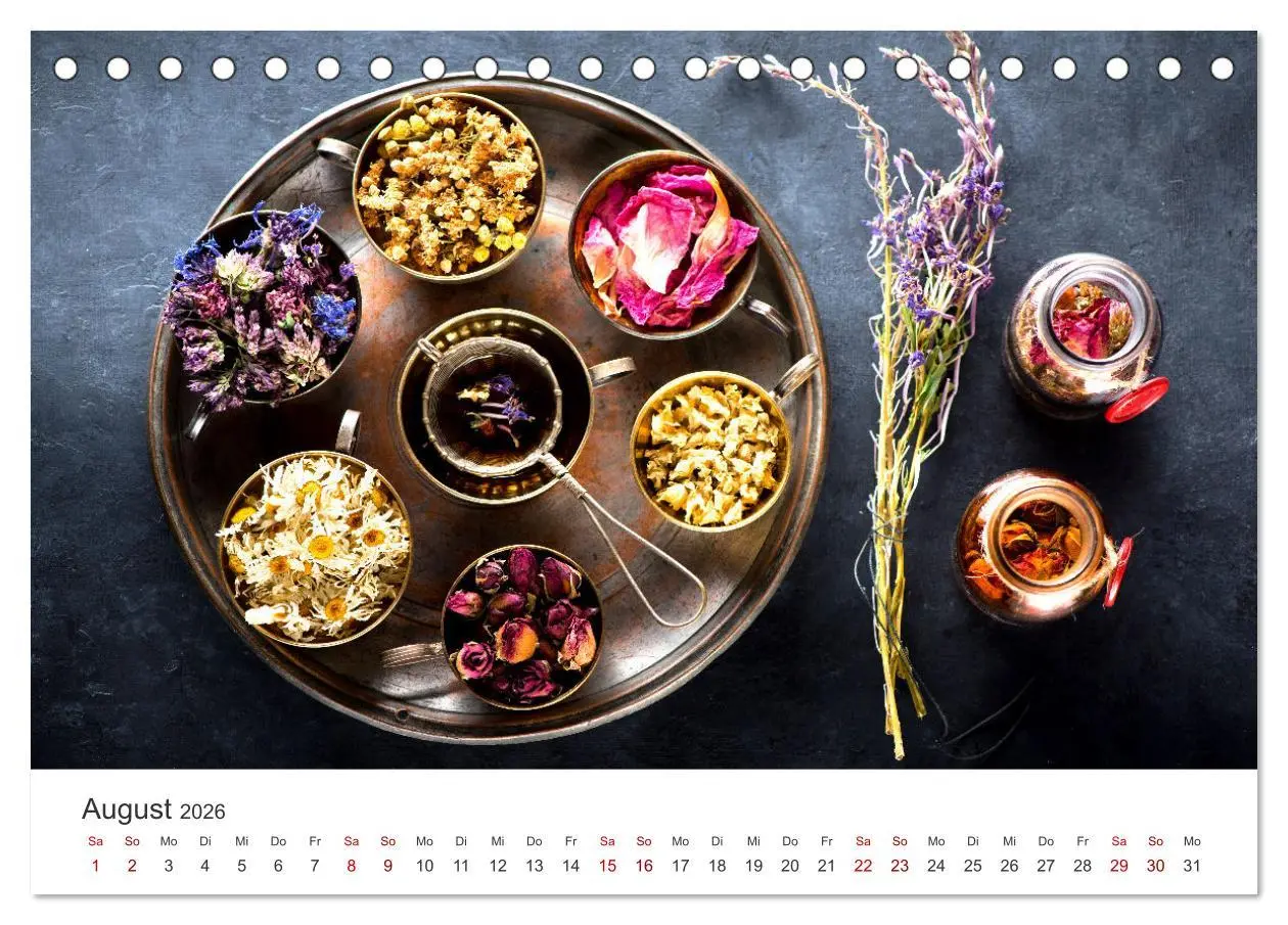 Bild: 9783457563960 | It's Tea Time (Tischkalender 2026 DIN A5 quer), CALVENDO...
