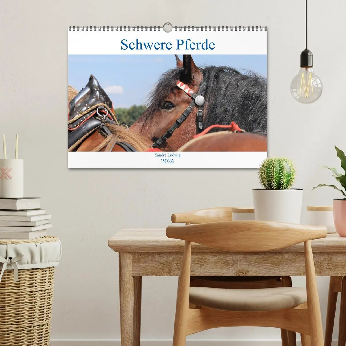 Bild: 9783457873960 | Schwere Pferde 2026 (Wandkalender 2026 DIN A3 quer), CALVENDO...