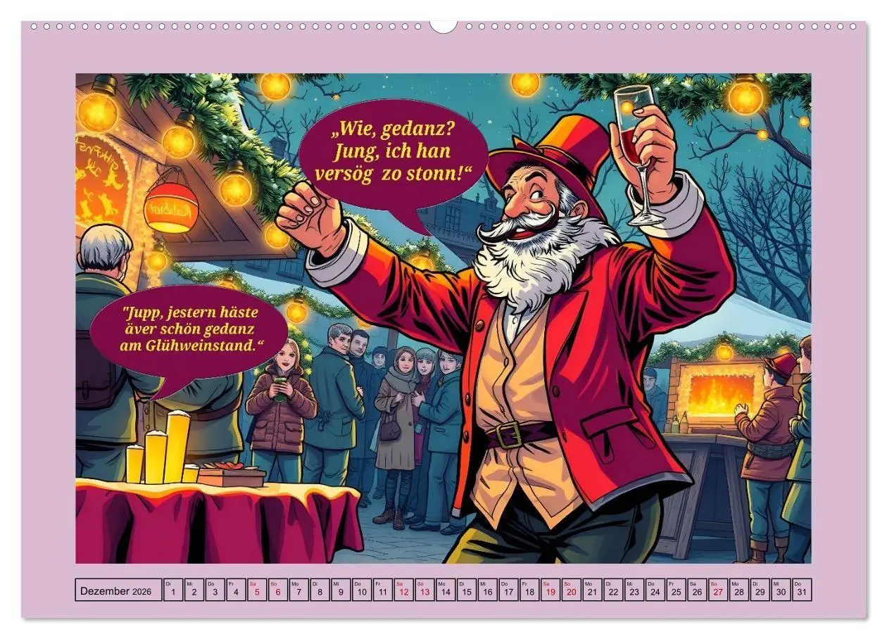 Bild: 9783516653960 | Kölscher Frohsinn auf Kölsch (Wandkalender 2026 DIN A2 quer),...