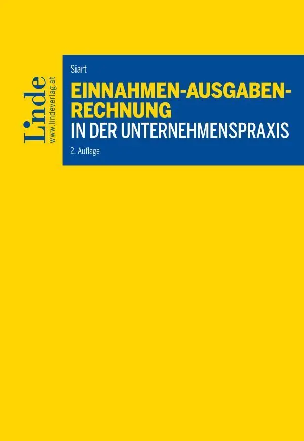 Cover: 9783707343960 | Einnahmen-Ausgaben-Rechnung in der Unternehmenspraxis | Rudolf Siart
