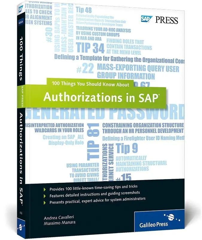 Cover: 9781592294060 | Authorizations in SAP | 100 Things You Should Know About... | Buch