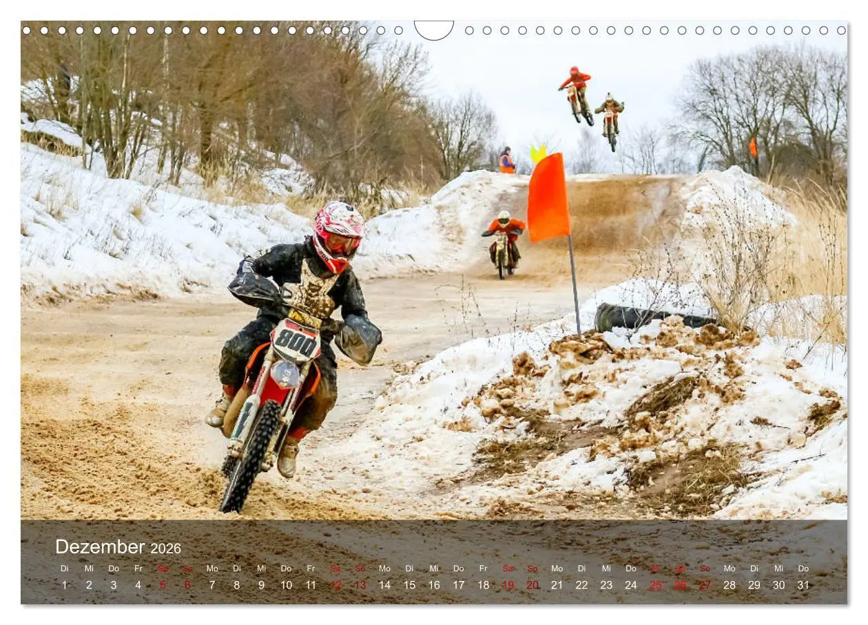 Bild: 9783457834060 | Motocross - Adrenalin pur (Wandkalender 2026 DIN A3 quer), CALVENDO...