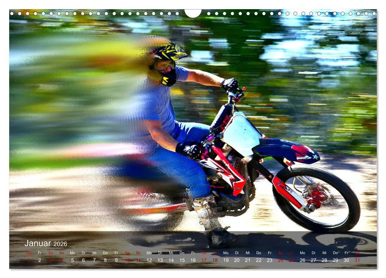 Bild: 9783457834060 | Motocross - Adrenalin pur (Wandkalender 2026 DIN A3 quer), CALVENDO...