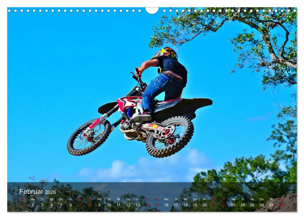 Bild: 9783457834060 | Motocross - Adrenalin pur (Wandkalender 2026 DIN A3 quer), CALVENDO...