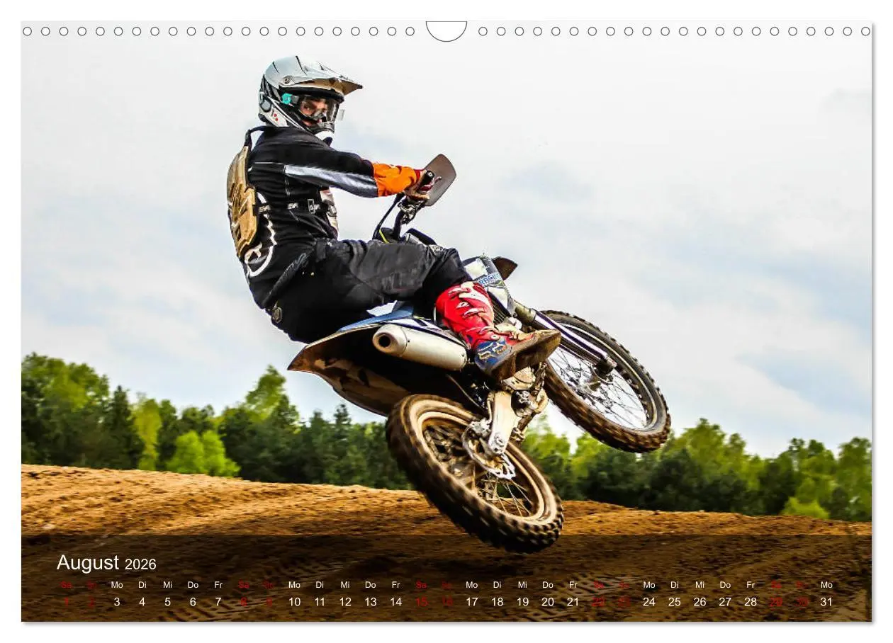 Bild: 9783457834060 | Motocross - Adrenalin pur (Wandkalender 2026 DIN A3 quer), CALVENDO...