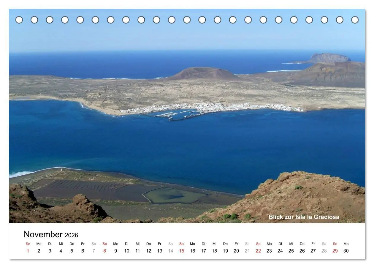 Bild: 9783516164060 | Die Canarischen Inseln - Lanzarote (Tischkalender 2026 DIN A5...