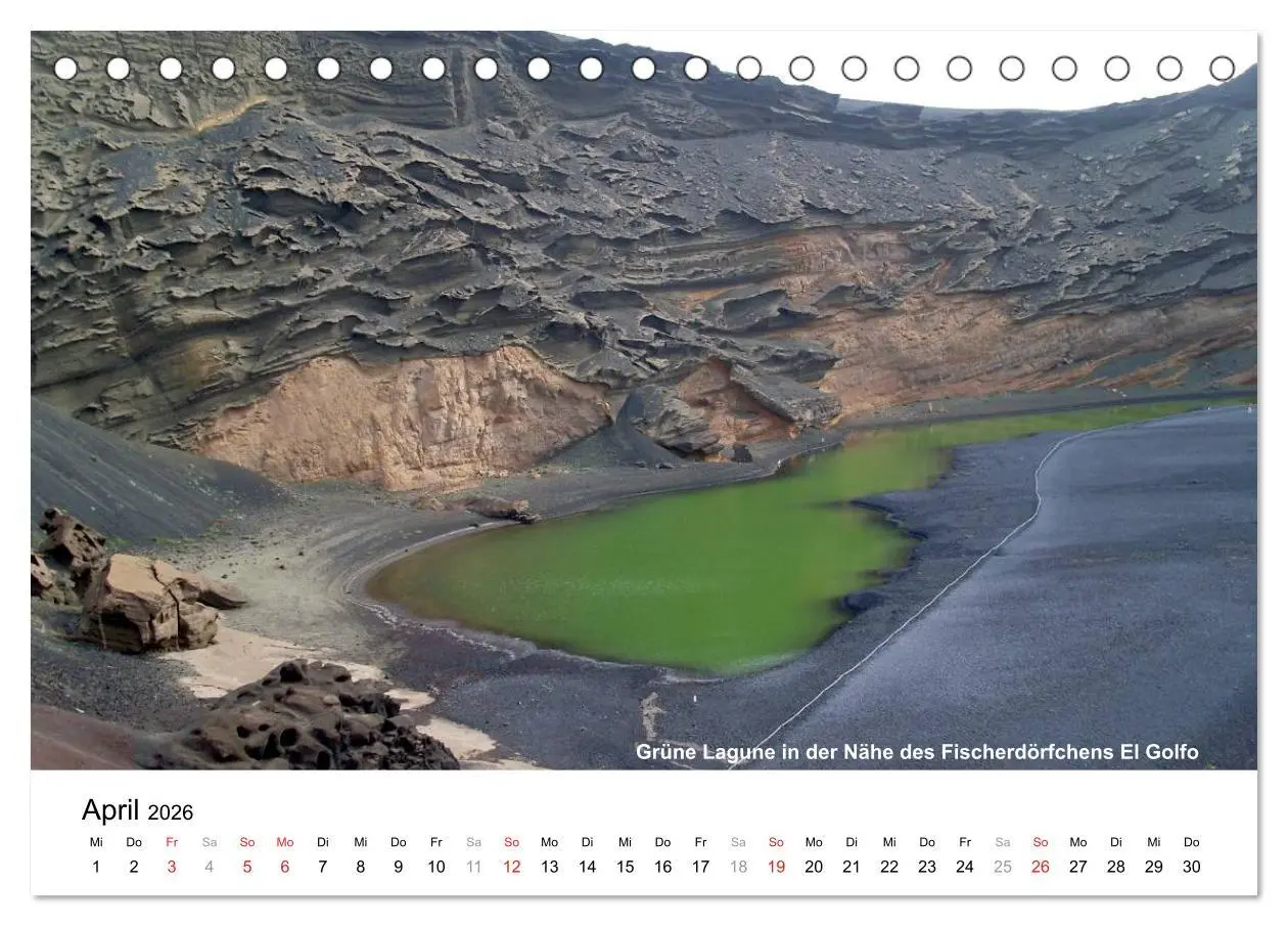 Bild: 9783516164060 | Die Canarischen Inseln - Lanzarote (Tischkalender 2026 DIN A5...