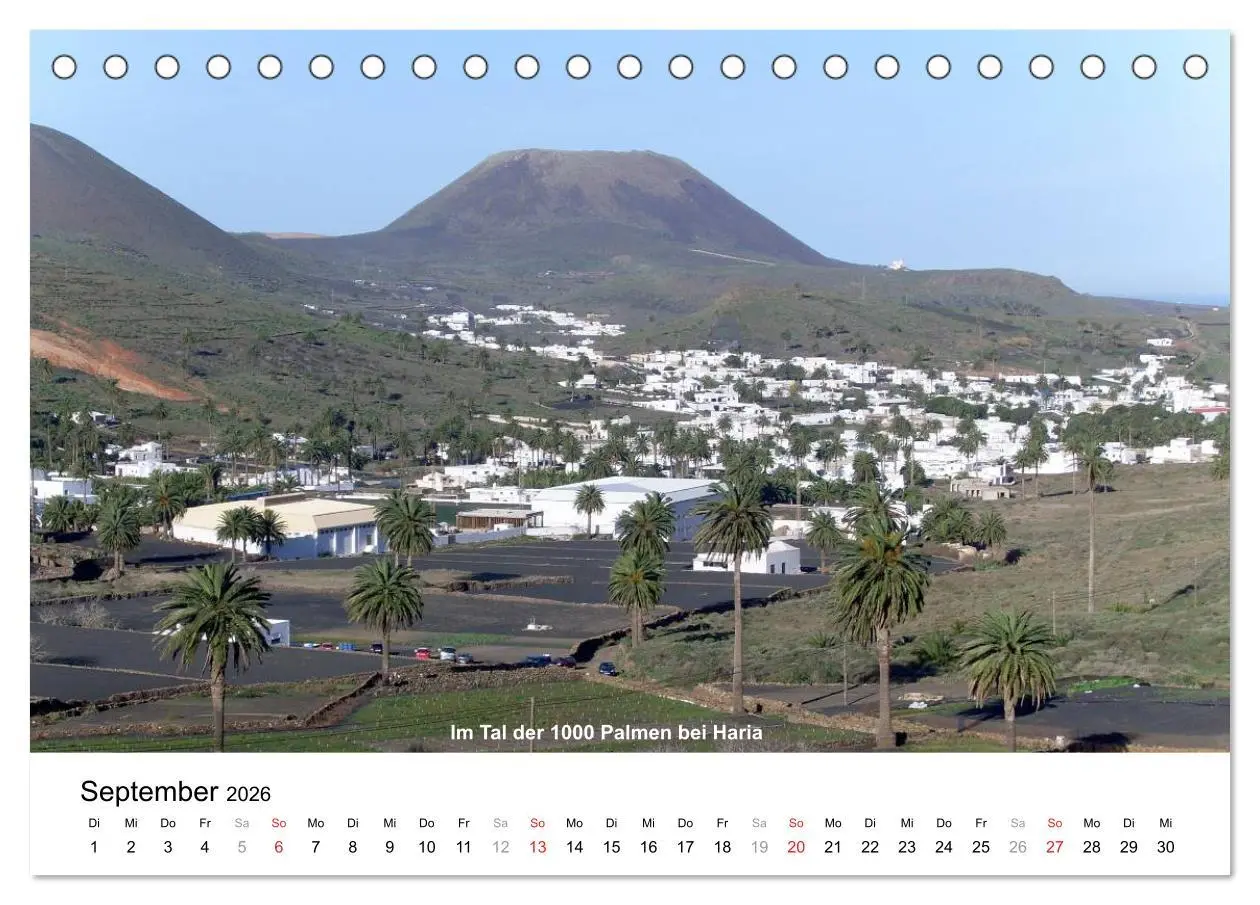 Bild: 9783516164060 | Die Canarischen Inseln - Lanzarote (Tischkalender 2026 DIN A5...
