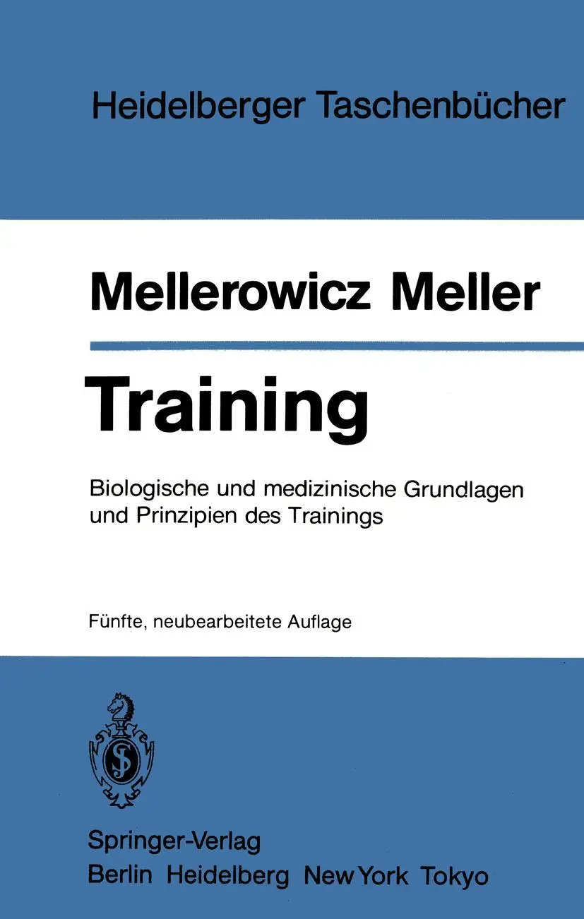 Cover: 9783540134060 | Training | H. Mellerowicz (u. a.) | Taschenbuch | xii | Deutsch | 1984