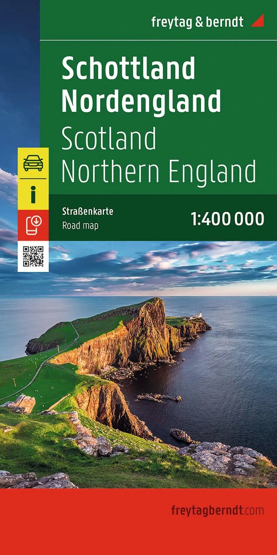 Cover: 9783707924060 | freytag &amp; berndt Straßenkarte Schottland - Nordengland 1:400.000
