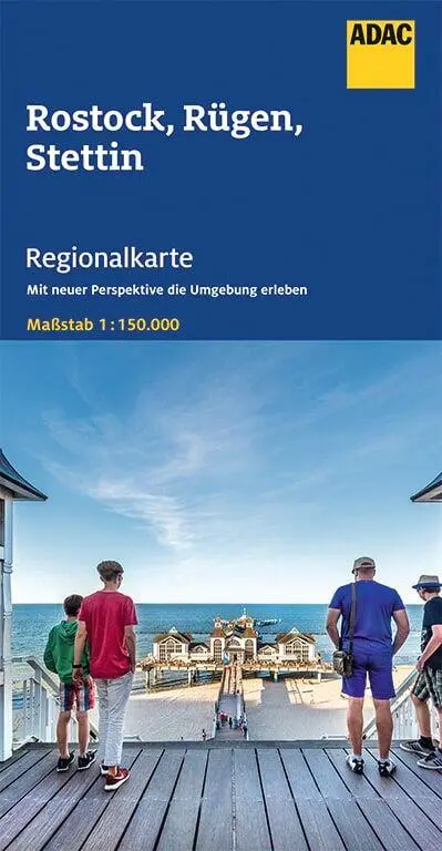 Cover: 9783826414060 | ADAC Regionalkarte Deutschland Blatt 3 Rostock, Rügen, Stettin...