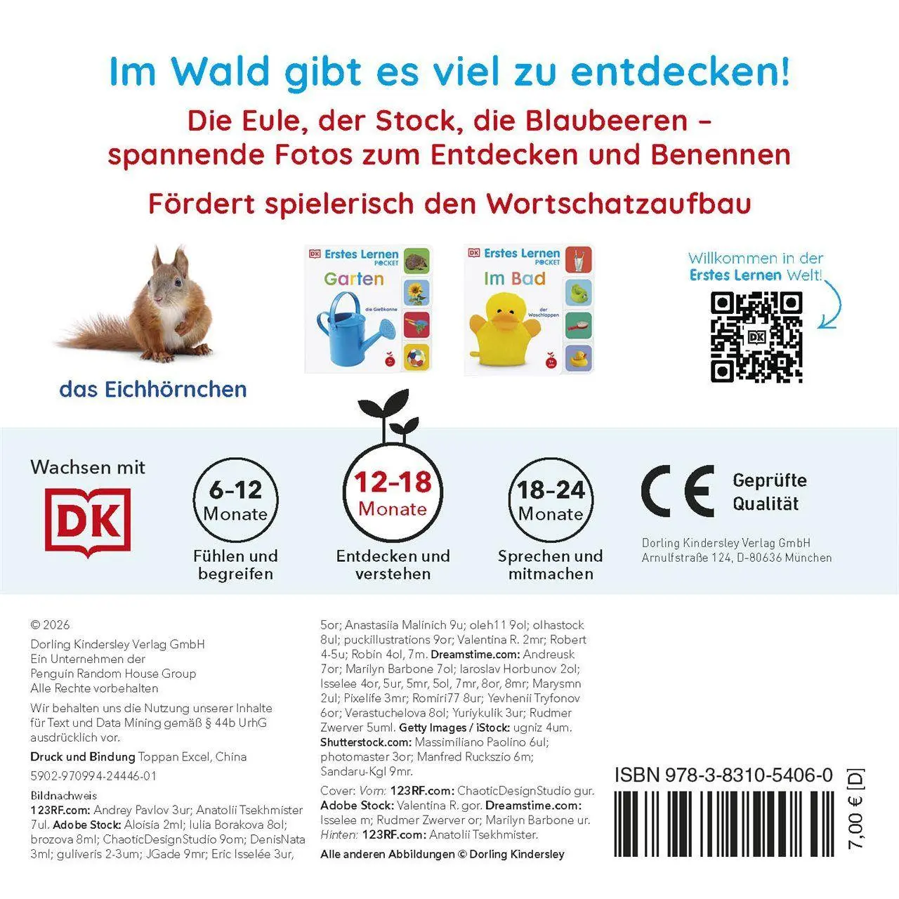 Bild: 9783831054060 | Erstes Lernen Pocket. Im Wald | DK Erstes Lernen | Buch | 10 S. | 2026