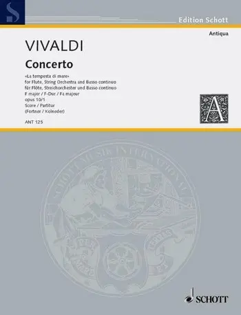 Cover: 9790001004060 | Concerto No. 1 F major op. 10/1 RV 433/PV 261 | La tempesta di mare