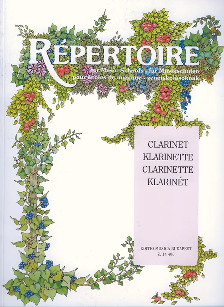 Cover: 9790080144060 | Repertoire für Klarinette und Klavier Perenyi, Eva und Peter ed | Buch