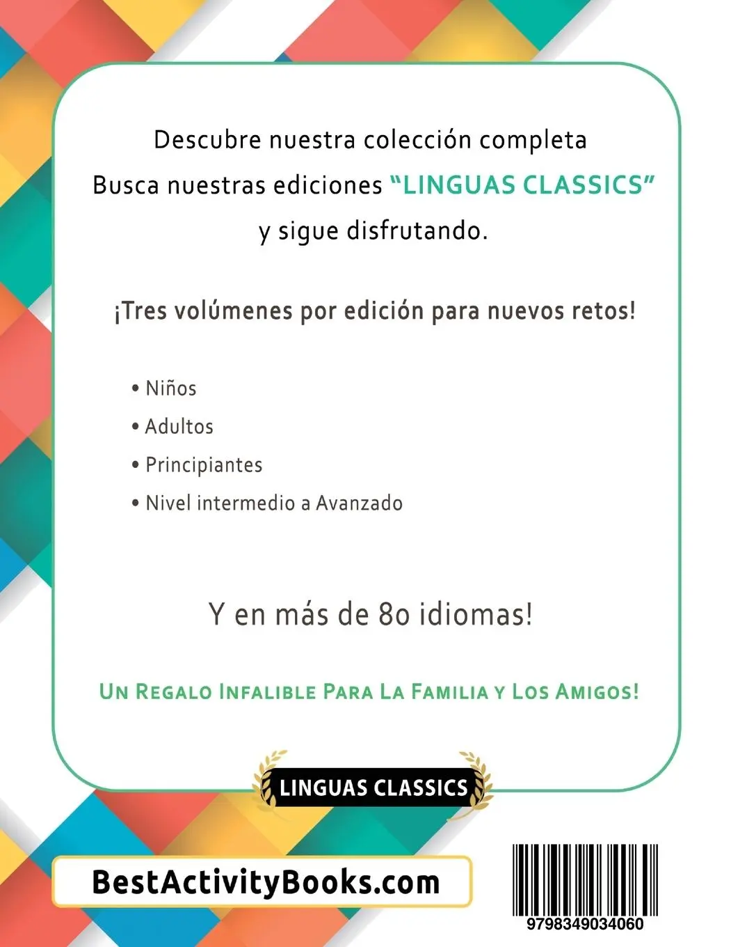 Rückseite: 9798349034060 | APRENDER TAYIKO DIVIRTIÉNDOSE! - NIVEL AVANZADO | Linguas Classics