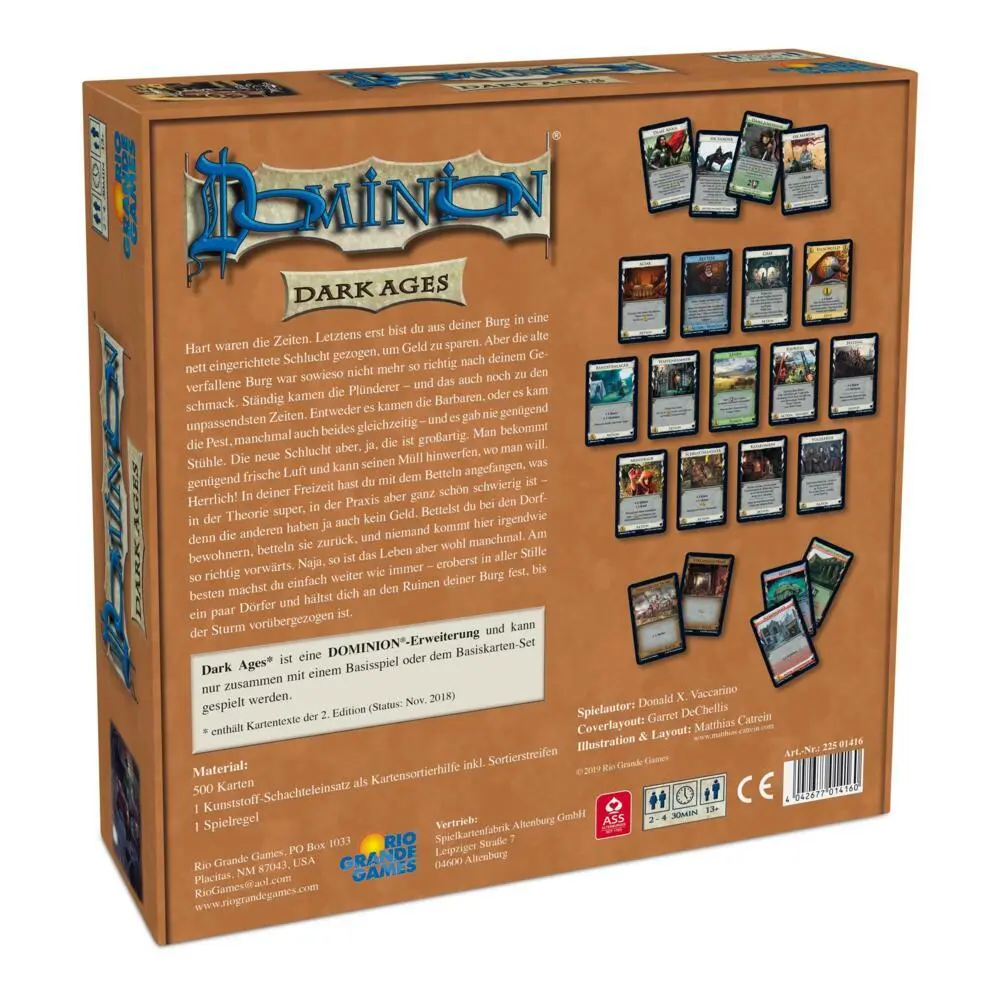 Bild: 4042677014160 | Dominion® Erweiterung Dark Ages (Relaunch) | Donald X. Vaccarino