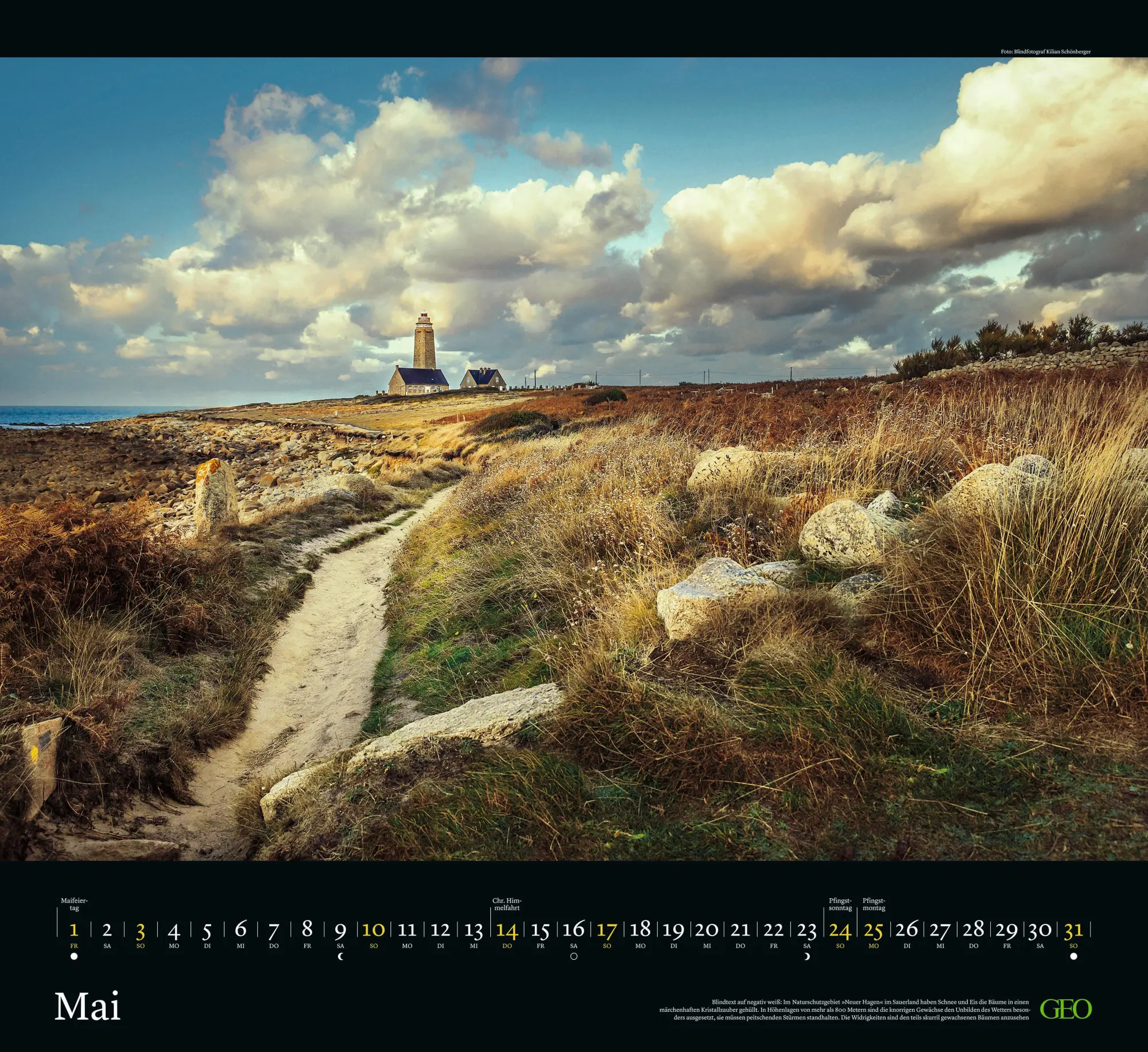 Bild: 4069095004160 | GEO Klassiker: Traumpfade 2026 - Wand-Kalender - Reise-Kalender -...