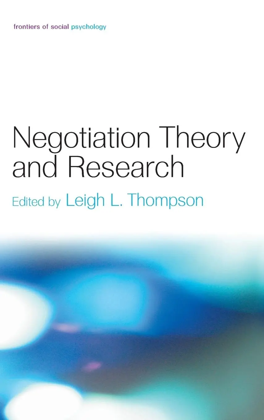Cover: 9781841694160 | Negotiation Theory and Research | Leigh L. Thompson | Buch | Englisch