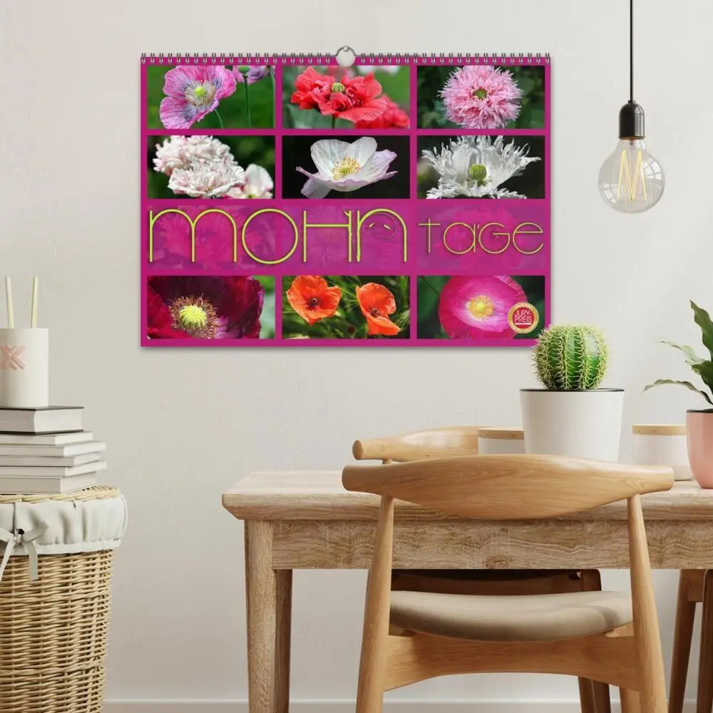 Bild: 9783435734160 | Mohn Tage (Wandkalender 2025 DIN A3 quer), CALVENDO Monatskalender